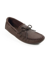 Minnetonka Moccasins - Men's Geniune Moose Driving Mocs - Chocolate