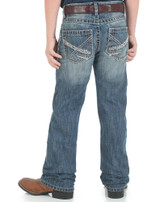 Wrangler Boys' 42 Vintage Low Rise Slim Fit Boot Cut Jeans (Sizes 8-20) - Breaking Barriers