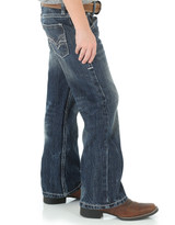 Wrangler Boys' 42 Vintage Low Rise Slim Fit Boot Cut Jeans (Sizes 8-20) - Canyon Lake