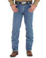 Wrangler Men's 47 Regular Mid Rise Regular Fit Boot Cut Jeans - Dark Stone