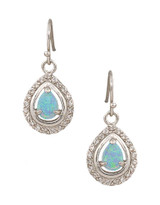 Montana Silversmiths Women's River Lights Teardrop Earrings - Silver