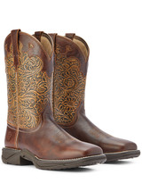 Ariat Women's Anthem Savanna 10" Square Toe Boots -Brown