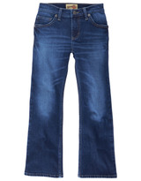 Wrangler Boys' 42 Vintage Stretch Low Rise Slim Fit Boot Cut Jeans (Sizes 1T-20) - Valley Bluff (Closeout)