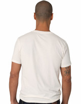 Wrangler Men's Short Sleeve Heathered Logo Tee Shirt - Off White (Closeout)