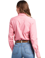 Ariat Women's Kirby Stretch Long Sleeve Stripe Button Down Shirt - Confetti/White