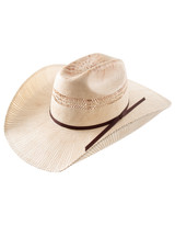 Twister Kids' Bangora Straw Cattleman Crown Cowboy Hat - Tan/Natural