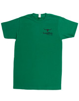 Langston's Short Sleeve "EST. 1913" Shield Logo Print Tee Shirt - Green/Black