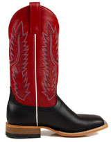 Horse Power Men's 13" Square Toe Boots - Black/Red