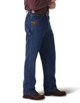 Wrangler Men's Riggs Workhorse High Rise Relaxed Fit Tapered Leg Work Jeans - Antique Indigo