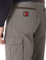 Wrangler Men's Riggs Ranger High Rise Relaxed Fit Tapered Leg Work Jeans - Slate