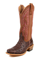 Macie Bean Women's In My Quills 13" Narrow Square Toe Boots - Brown/Tan