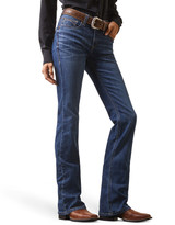 Ariat Women's Perfect Rise Stretch Mid Rise Slim Fit Boot Cut Jeans - Irvine