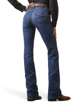 Ariat Women's Perfect Rise Stretch Mid Rise Slim Fit Boot Cut Jeans - Irvine