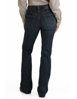 Cinch Women's Classic Boot Stretch Mid Rise Slim Fit Boot Cut Jeans - Dark Stonewash