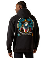 Ariat Men's Sendero "Salud" Print Pullover Hoodie - Black