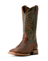 Ariat Men's Sting 13" Wide Square Toe Boots - Brown/Green