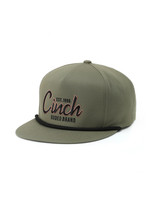 Cinch "Rodeo Brand" Snapback Solid Logo Cap - Olive Green