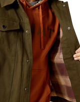 Ariat Men's Flannel Lined Canvas Snap Jacket - Olive