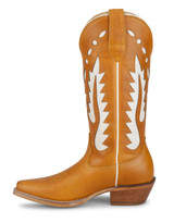 Justin Women's Faye 13" Snip Toe Boots - Cognac