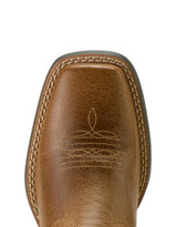 Ariat Kids' Stampede 9" Wide Square Toe Boots - Brown/Brown