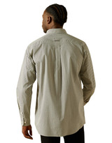 Ariat Men's Casual Series Fitted Long Sleeve Print Button Down Shirt - Black/White