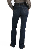Cinch Women's Keri Stretch High Rise Straight Fit Slim Boot Cut Jeans - Dark Stonewash