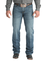 Cinch Men's Grant Mid Rise Relaxed Fit Boot Cut Jeans - Medium Stonewash