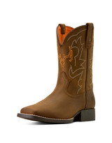 Ariat Kids' Deer Ridge 8" Wide Square Toe Boots - Brown