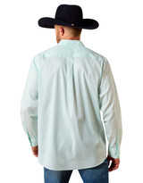 Ariat Men's Everything Long Sleeve Print Button Down Shirt - Turquoise/Grey