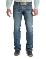 Cinch Men's Ian Mid Rise Slim Fit Boot Cut Jeans - Medium Stonewash