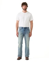 Levi's Men's 537 Western Bootcut Stretch Mid Rise Regular Fit Boot Cut Jeans - Running Early