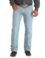 Cinch Men's White Label Mid Rise Relaxed Fit Straight Leg Jean - Light Stonewash