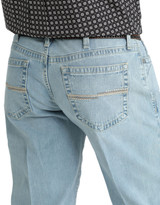 Cinch Men's White Label Mid Rise Relaxed Fit Straight Leg Jean - Light Stonewash