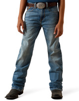 Ariat Boys' B4 Relaxed Stretch Low Rise Relaxed Fit Boot Cut Jeans - Barton