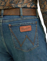 Wrangler Men's Retro Stretch Low Rise Slim Fit Boot Cut Jeans - Dutton