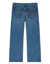 Wrangler Boys' Retro Stretch Low Rise Relaxed Fit Boot Cut Jeans (Sizes 2T-18) - Bowden