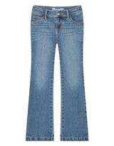Wrangler Girls' Bespoke Boot Stretch Low Rise Regular Fit Boot Cut Jeans (Sizes 4-16) - Ada