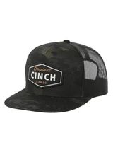 Cinch FLEXFIT Snapback Print Logo Cap - Black/Green