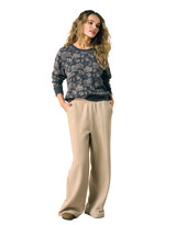 Ariat Women's Essential Crew Long Sleeve Print Sweatshirt - Grey