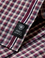 Ariat Men's Pro Series Long Sleeve Plaid Button Down Shirt - Red/Blue