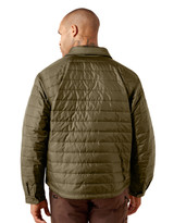 Ariat Work Men's Rebar Cordura Ripstop Solid Snap Shirt Jacket - Green