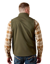 Ariat Men's Vernon Softshell Solid Zip Vest - Green