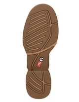 Tony Lama Men's Mankato 11" Round Toe Waterproof EH Work Boots - Brown/Vintage Burgundy (Closeout)