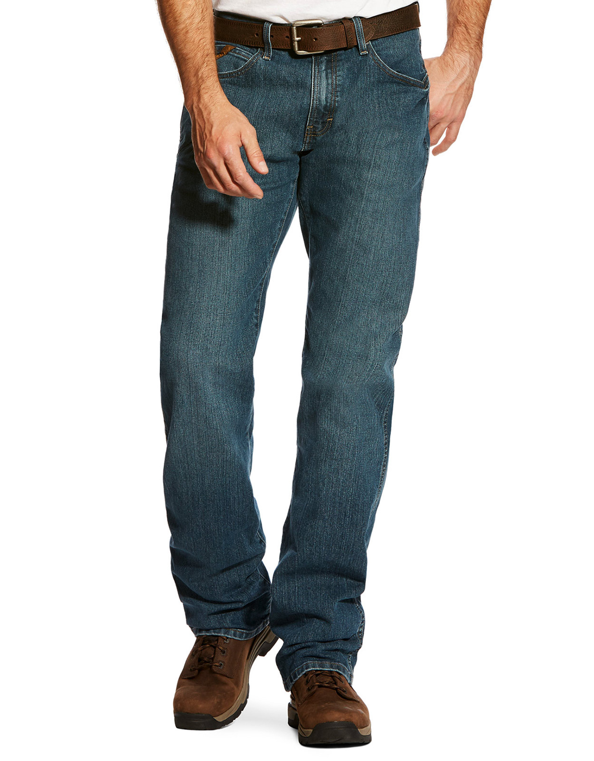 Ariat Men's Rebar M4 DuraStretch Low Rise Relaxed Fit Basic Boot Cut