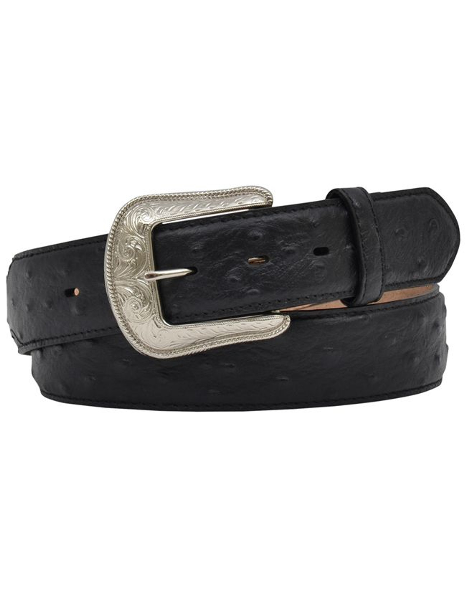 Nocona Men's Ostrich Overlay Belt