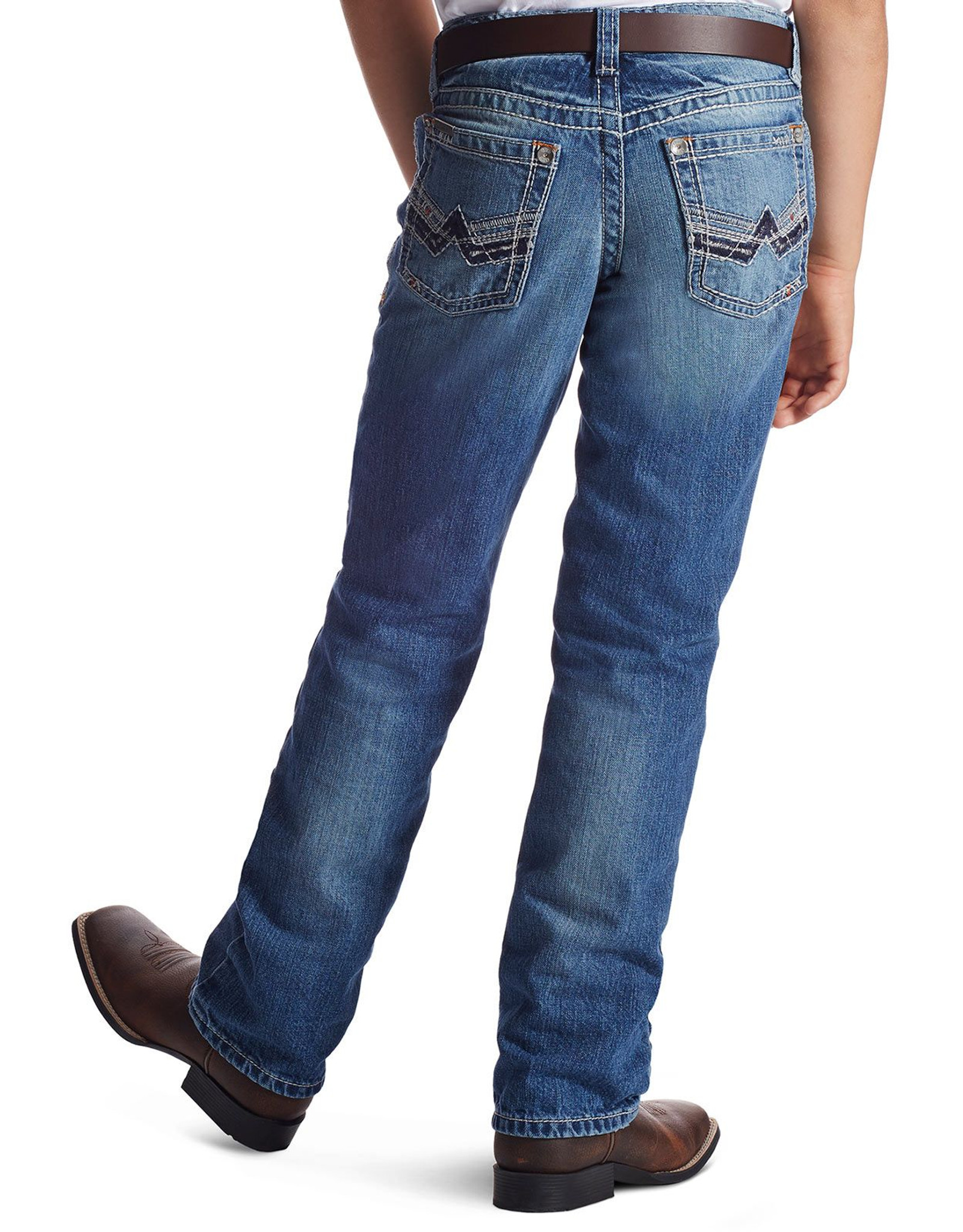 Ariat Boy's B5 Slim Low Rise Slim Fit Straight Leg Jeans - Dakota