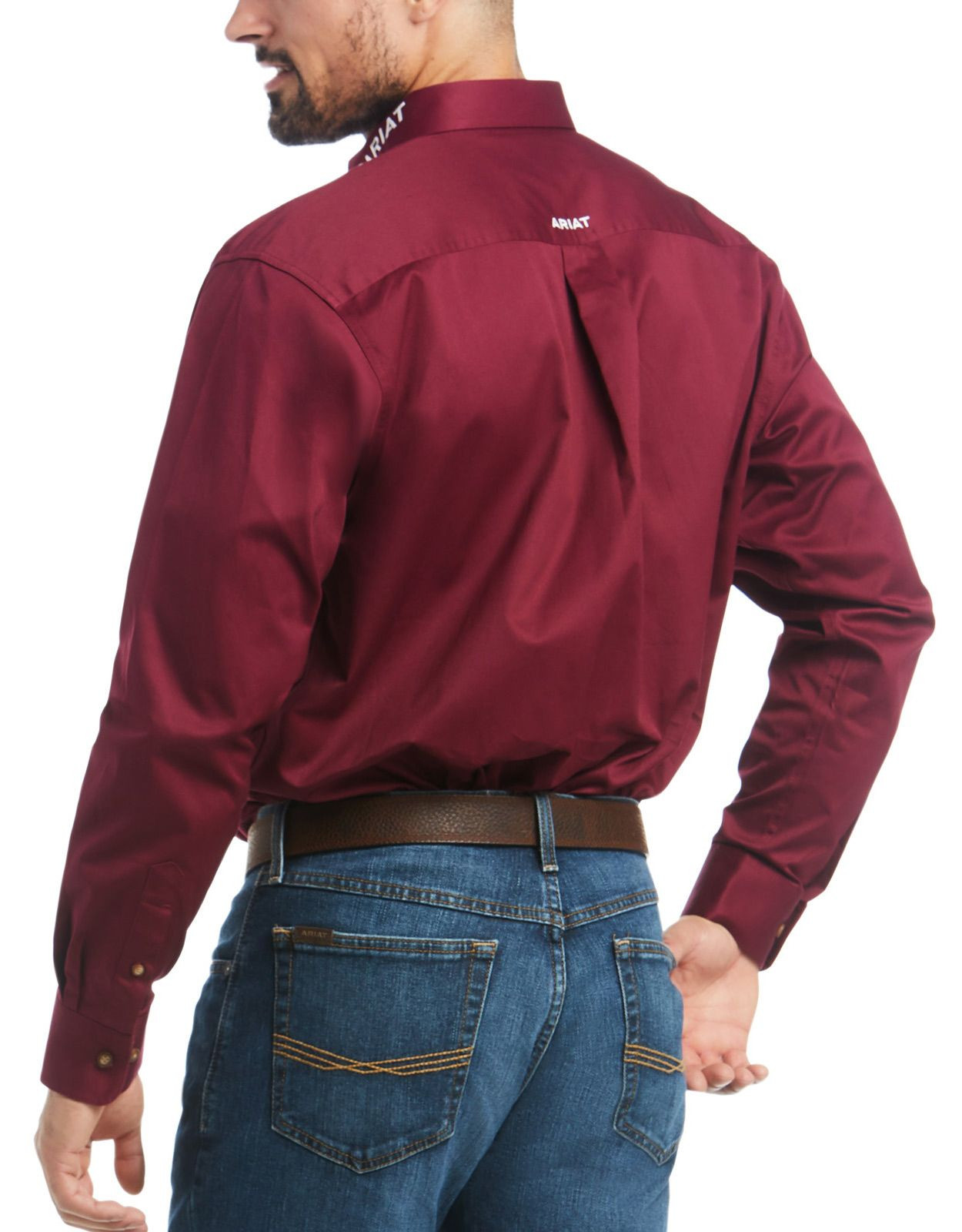 Classic Fit Team Logo Twill Long Sleeve 