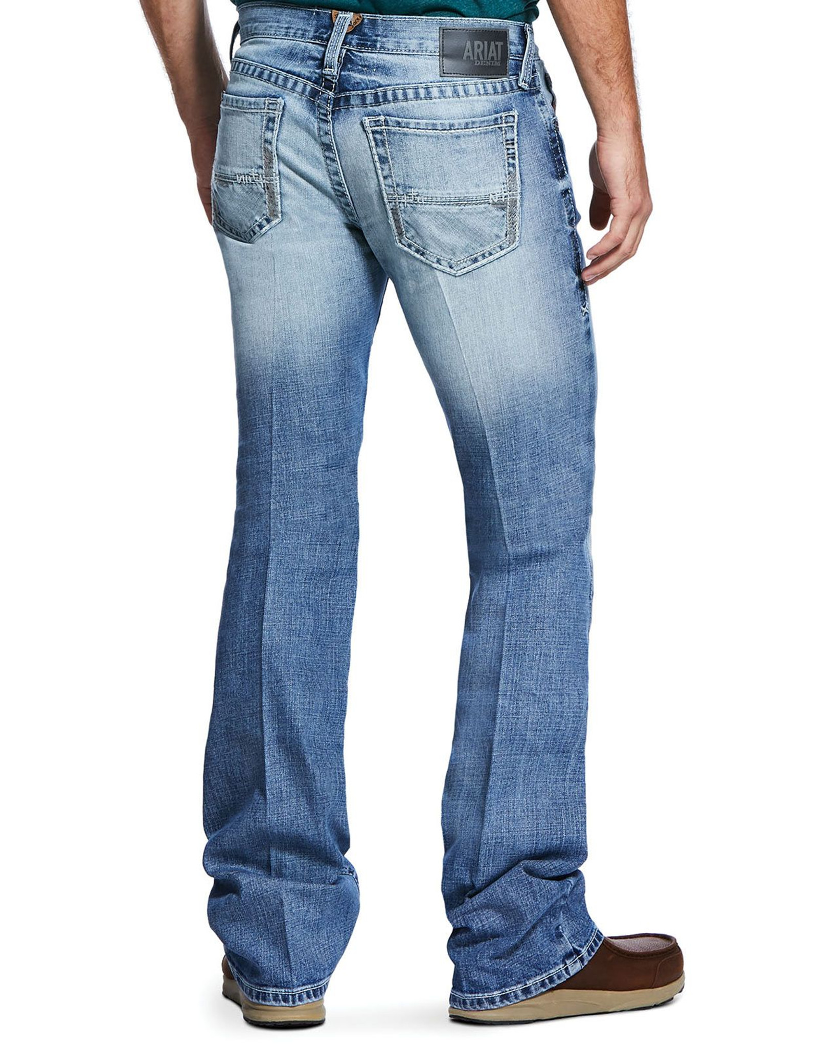 Ariat Men's M7 Slim Stretch Low Rise Slim Fit Straight Leg Jeans - Shasta