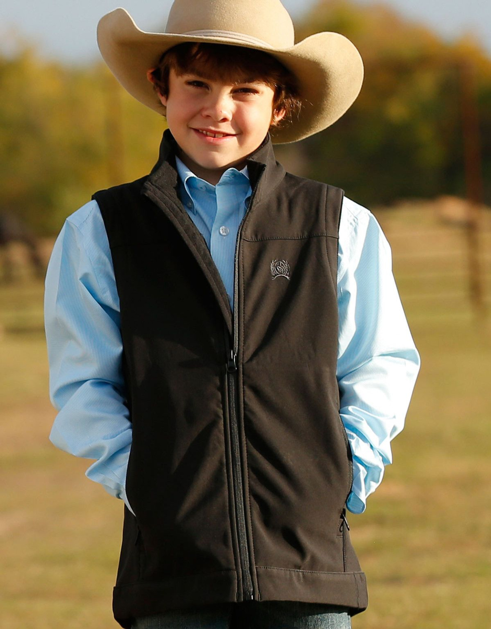 cinch western wear vest