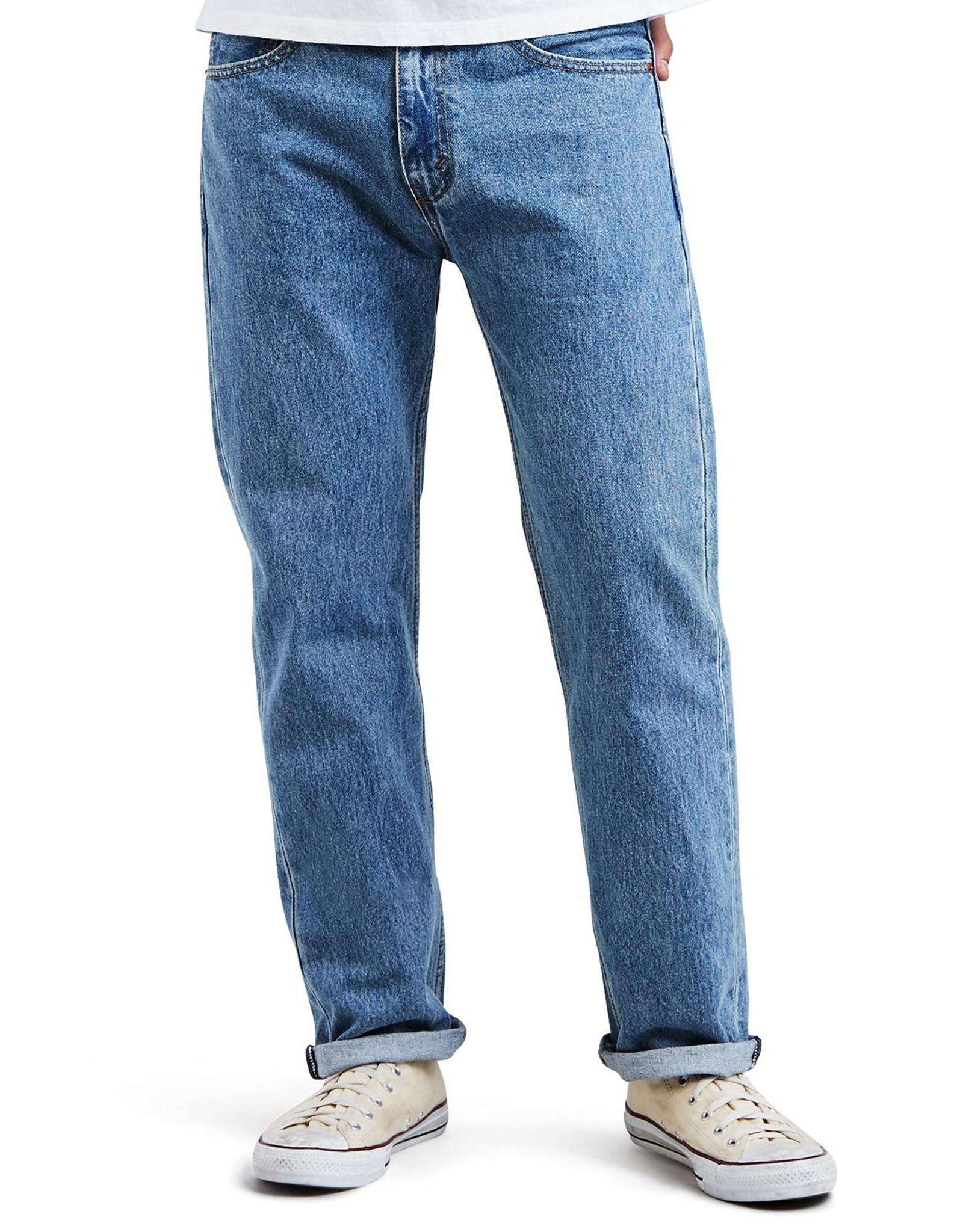 Levi s Men s 505 Regular Mid Rise Regular Fit Straight Leg Jeans